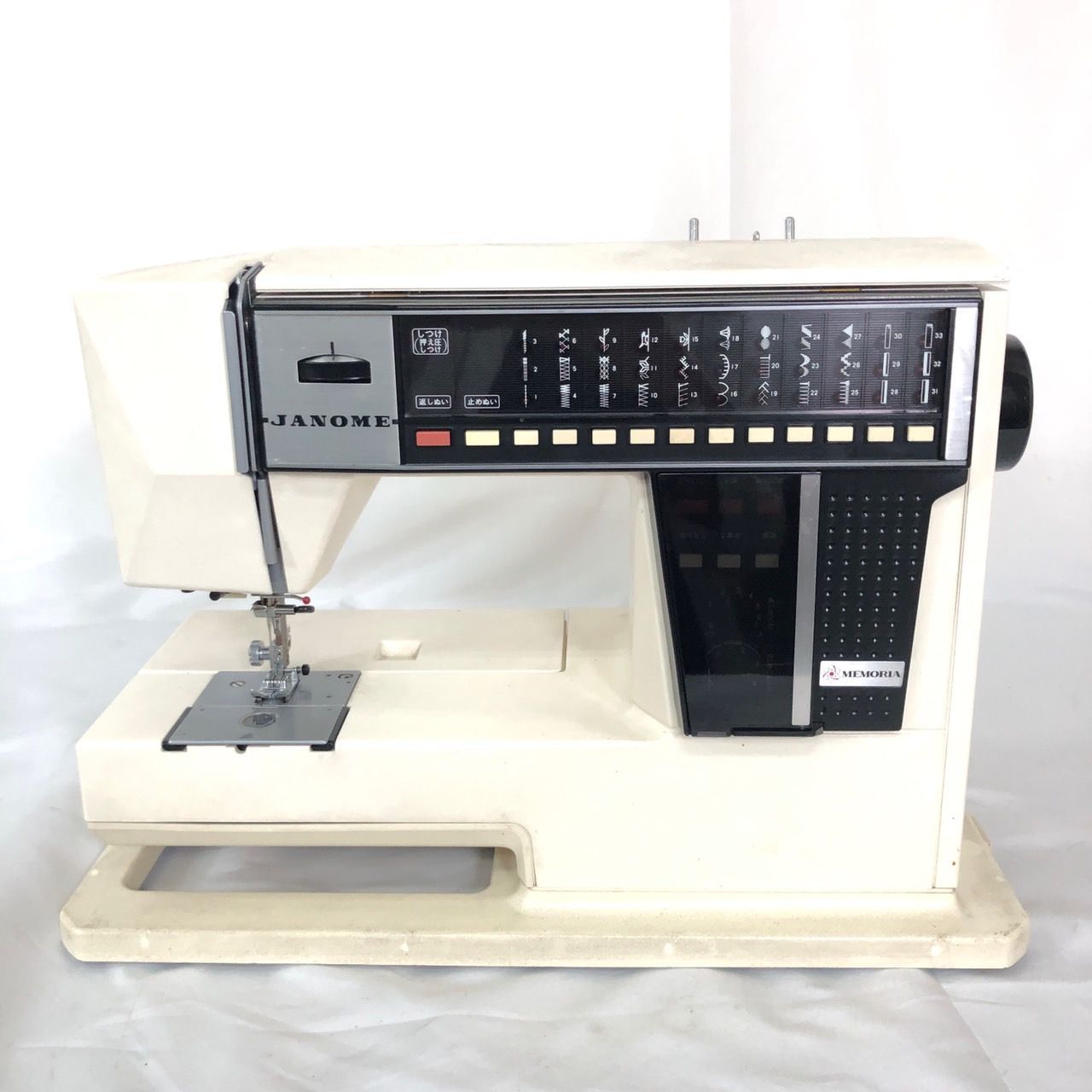 ジャンク JANOME 1980年 コンピューターミシン 多重記憶 MEMORIA