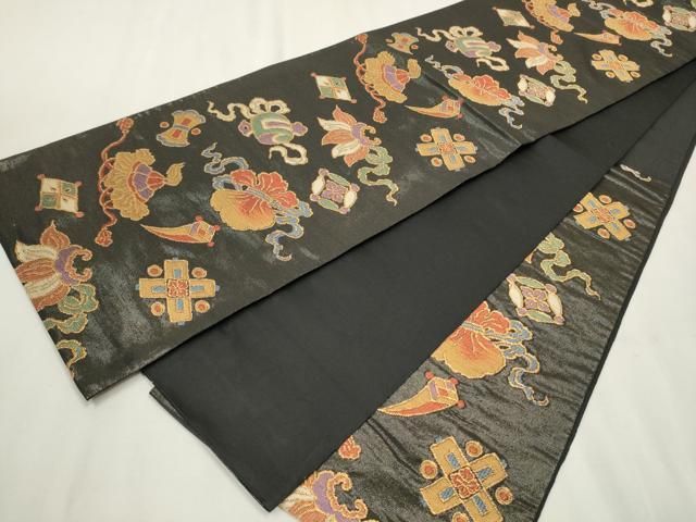 1 花井幸子 どんぐり 袋帯 未使用品 六通柄 正絹