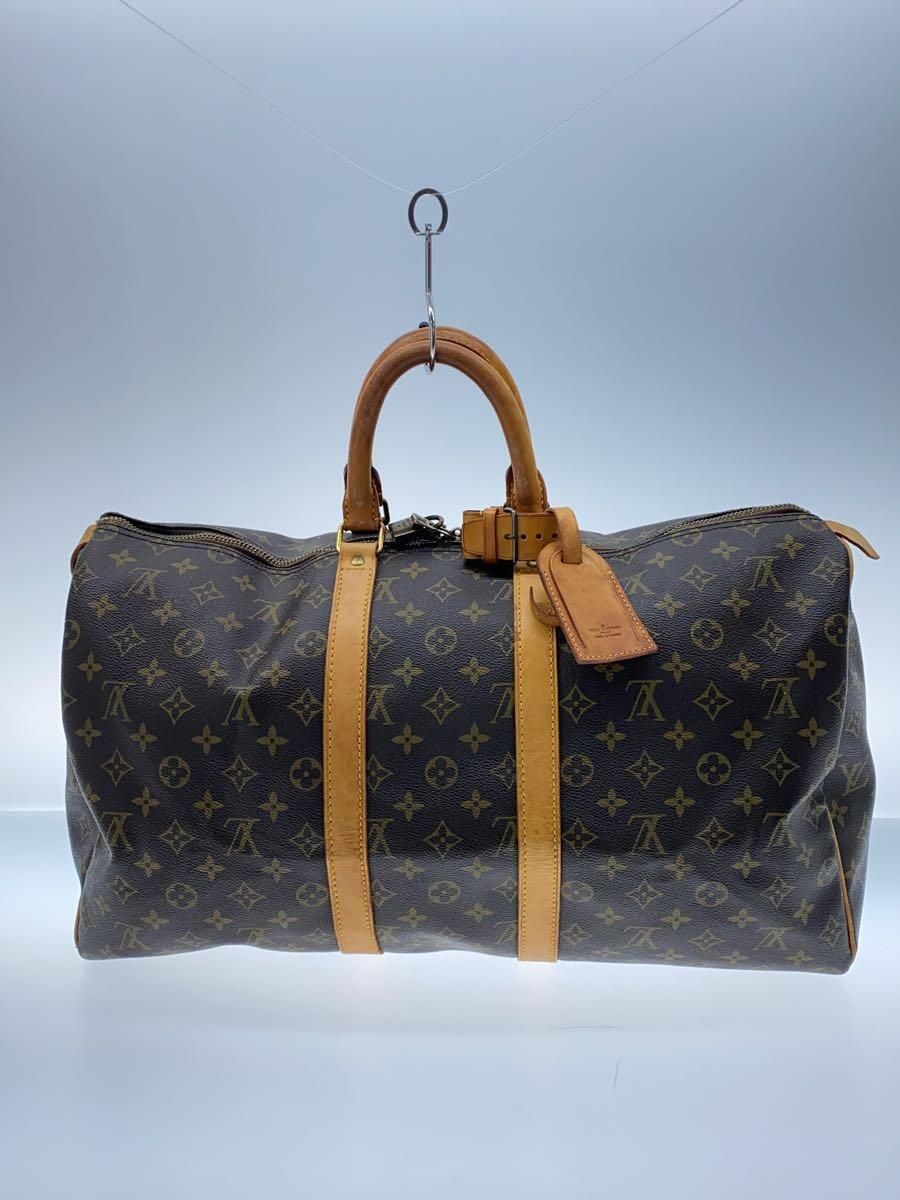 LOUIS VUITTON キーポル50_モノグラム・キャンバス_BRW PVC ブラウン - メルカリ