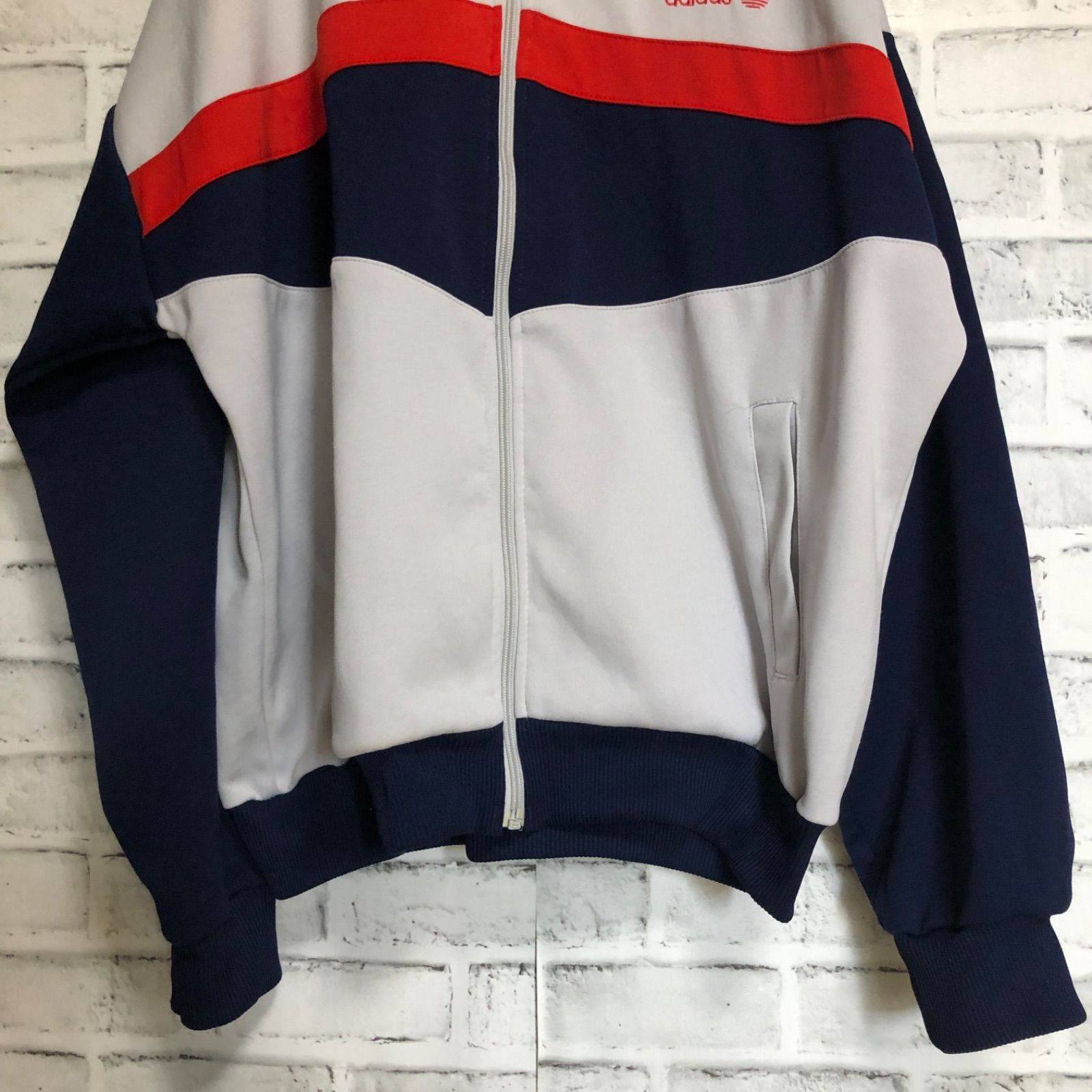 XL⭐️80s adidas トラックジャケット/ジャージ 刺繍トレ