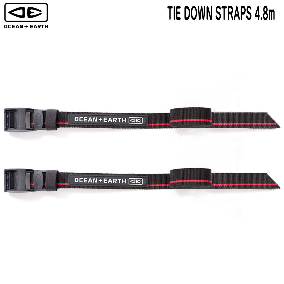 オーシャンアンドアース OCEANu0026EARTH Ou0026E TIE DOWN STRAPS 4.8m タイダウンストラップ 