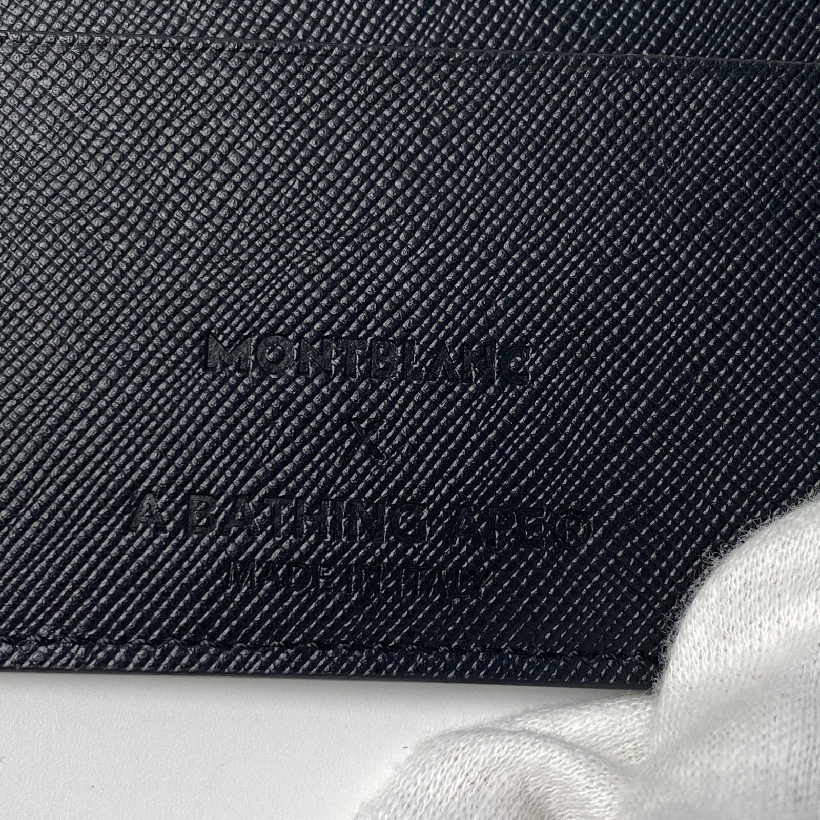 新品 モンブラン MONTBLANC レディース バッシングエイプ 二つ折り財布 