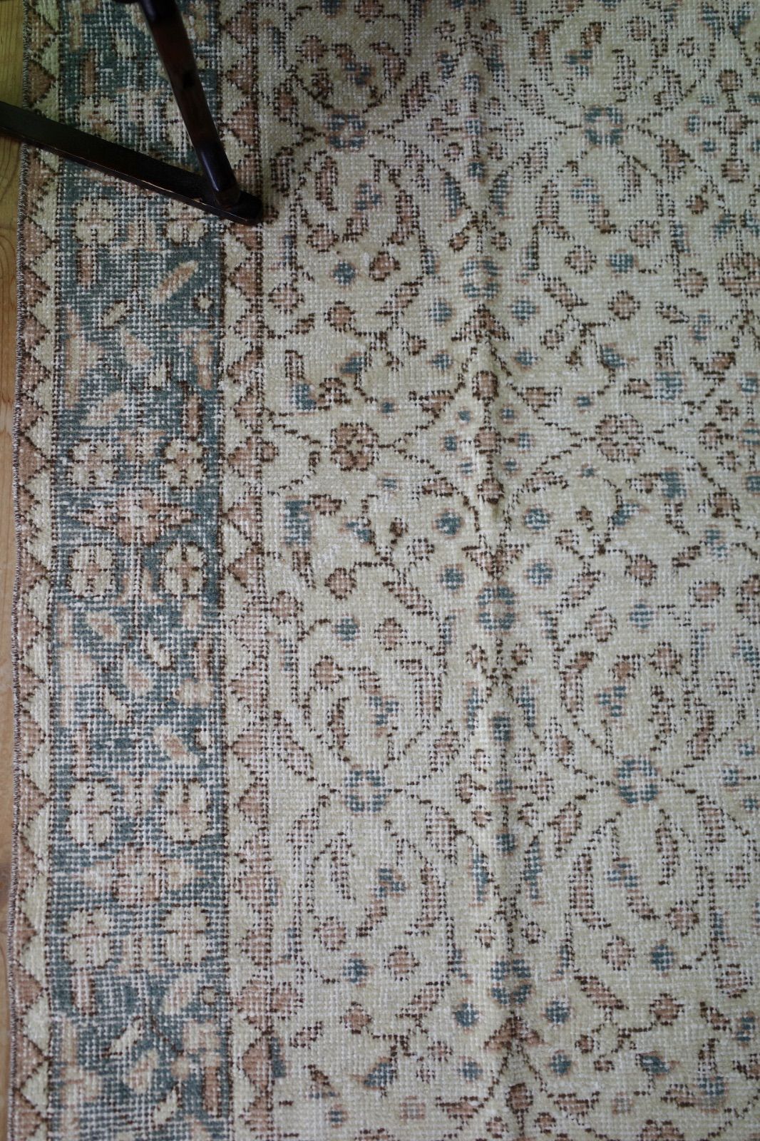 ヴィンテージラグ ナチュラルフローラル