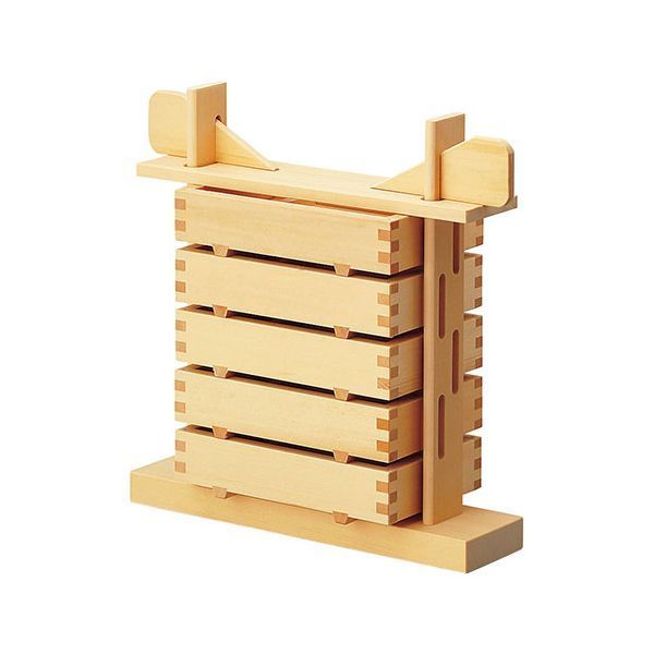 ヤマコー 用美 業務用 白木 押寿司器 5段セット yamaco07106 USTAUSTRALIA_COM_AU