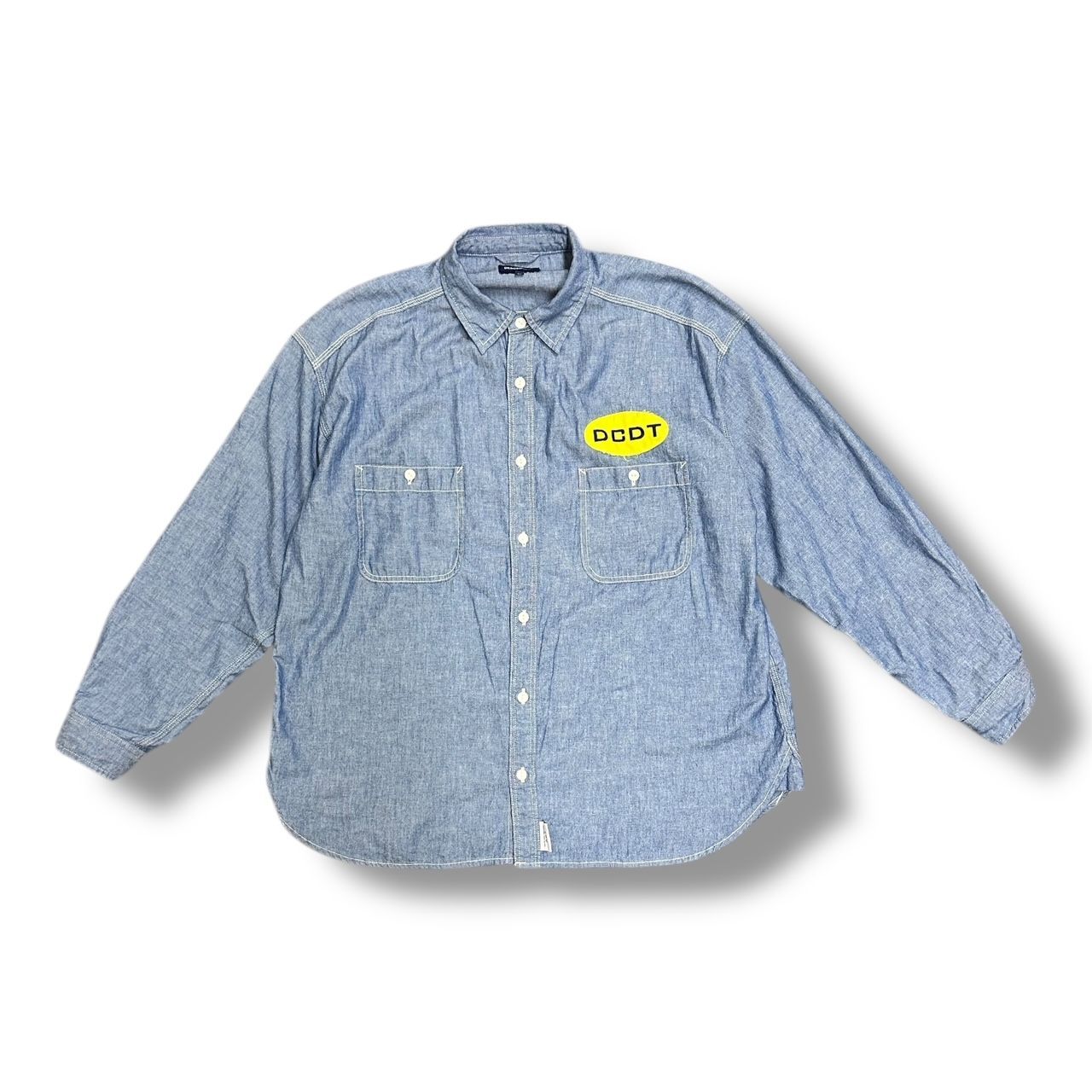 参考上代27500円 DESCENDANT 25SS NORMAN CHAMBRAY LS SHIRT