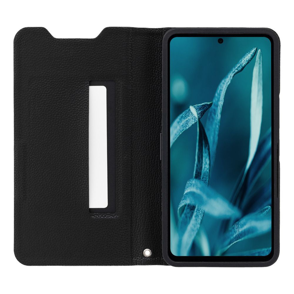 AQUOS R8 pro 耐衝撃 Stand Flip ブラック レッド Android ケース 手帳