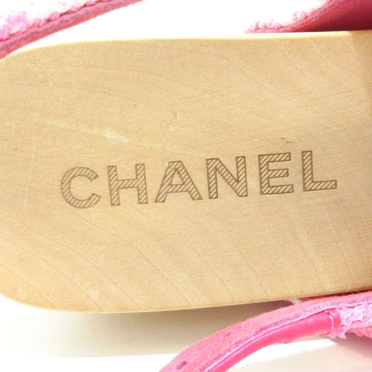 CHANEL(シャネル) サンダル 39 C レディース美品 G45389 ピンク