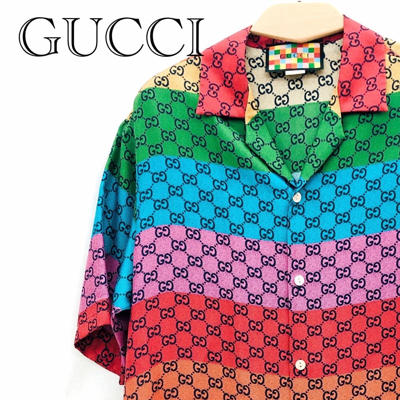 GUCCI 開襟シャツ open collar GUCCI 開襟シャツ open collar