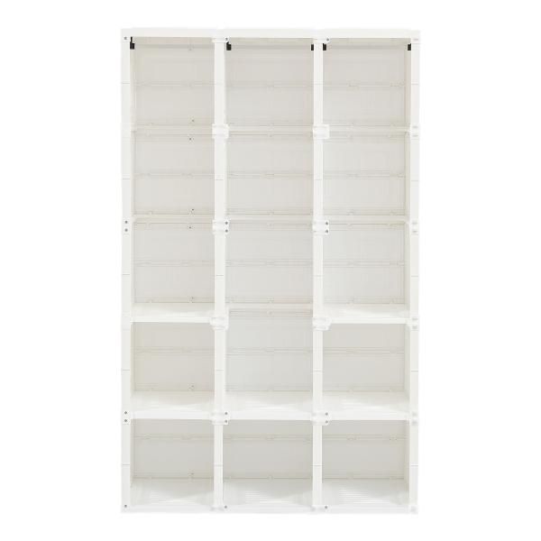 ハンガーラック付き ワードローブ