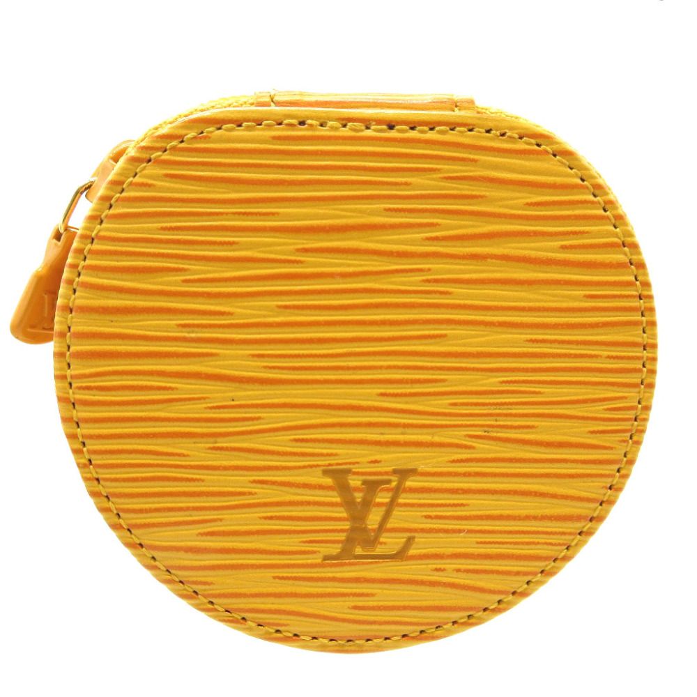 美品 ルイヴィトン M48229 エピ エクラン ビジュー タッシリ イエロー 黄 ジュエリーケース 小物入れ 0186 LOUIS VUITTON  - メルカリ