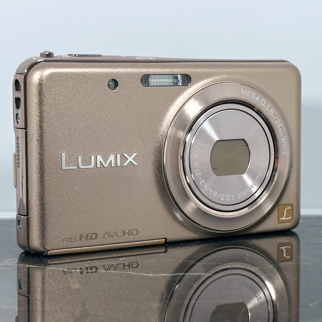 極美品】 LUMIX DMC-FX80 付属品付き ゴールド デジカメ 極美品