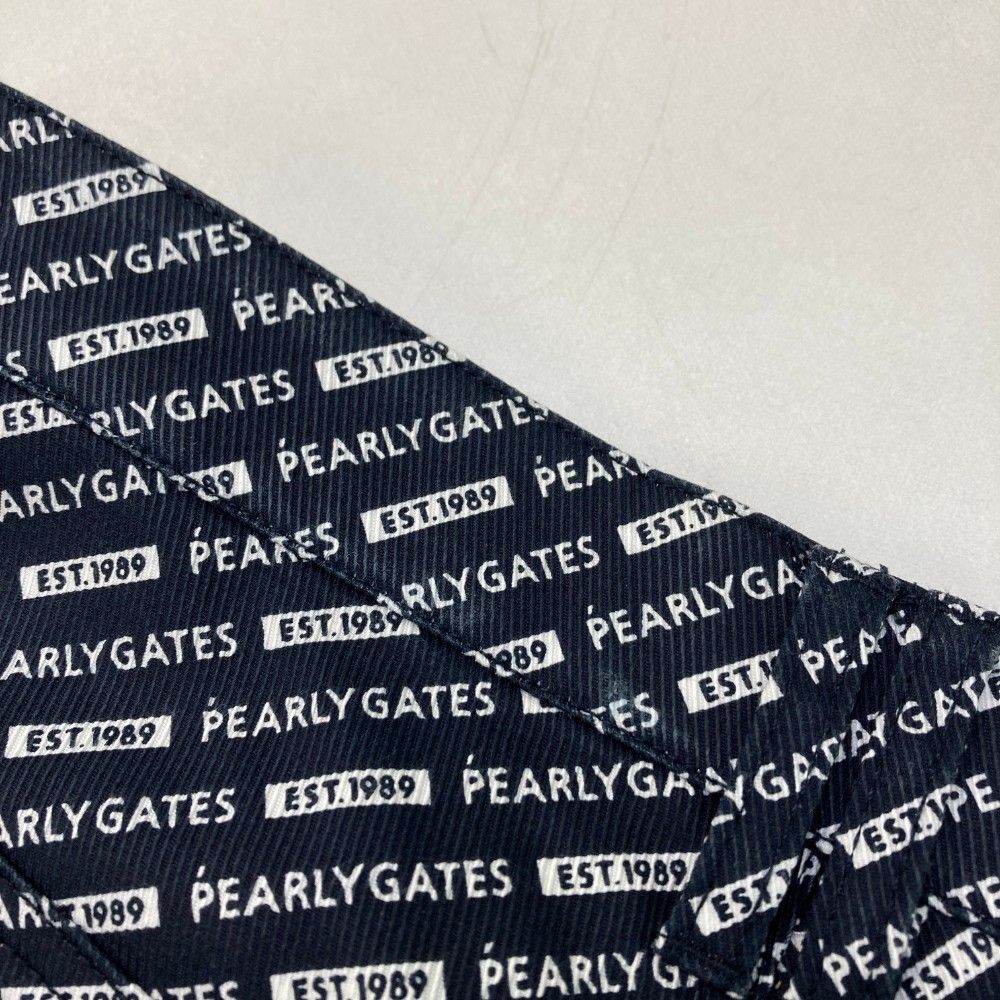 サイズ：3 PEARLY GATES パーリーゲイツ  パンツ 総柄 ネイビー系 [240101455567] ゴルフウェア メンズ ストスト サイズ：3 PEARLY GATES パーリーゲイツ パンツ 総柄 ネイビー系