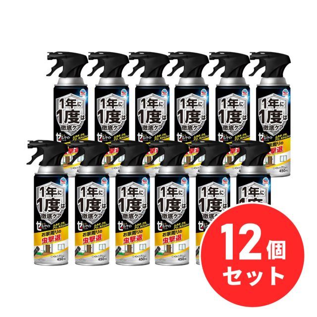 アース製薬 ゼロノナイト イヤな虫用 ジェット 450ml×12個セット 殺虫剤 害虫駆除 駆除 ムカデ クモ 虫よけスプレー 虫よけ 害虫対策