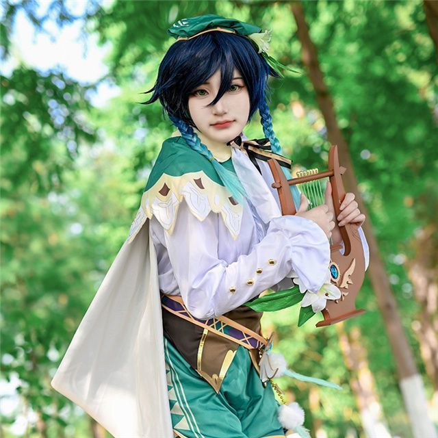 原神 ウェンティ コスプレ フルセット 三分妄想1/3Delusion】原神 Genshin ウェンティ-Venti コスプレ