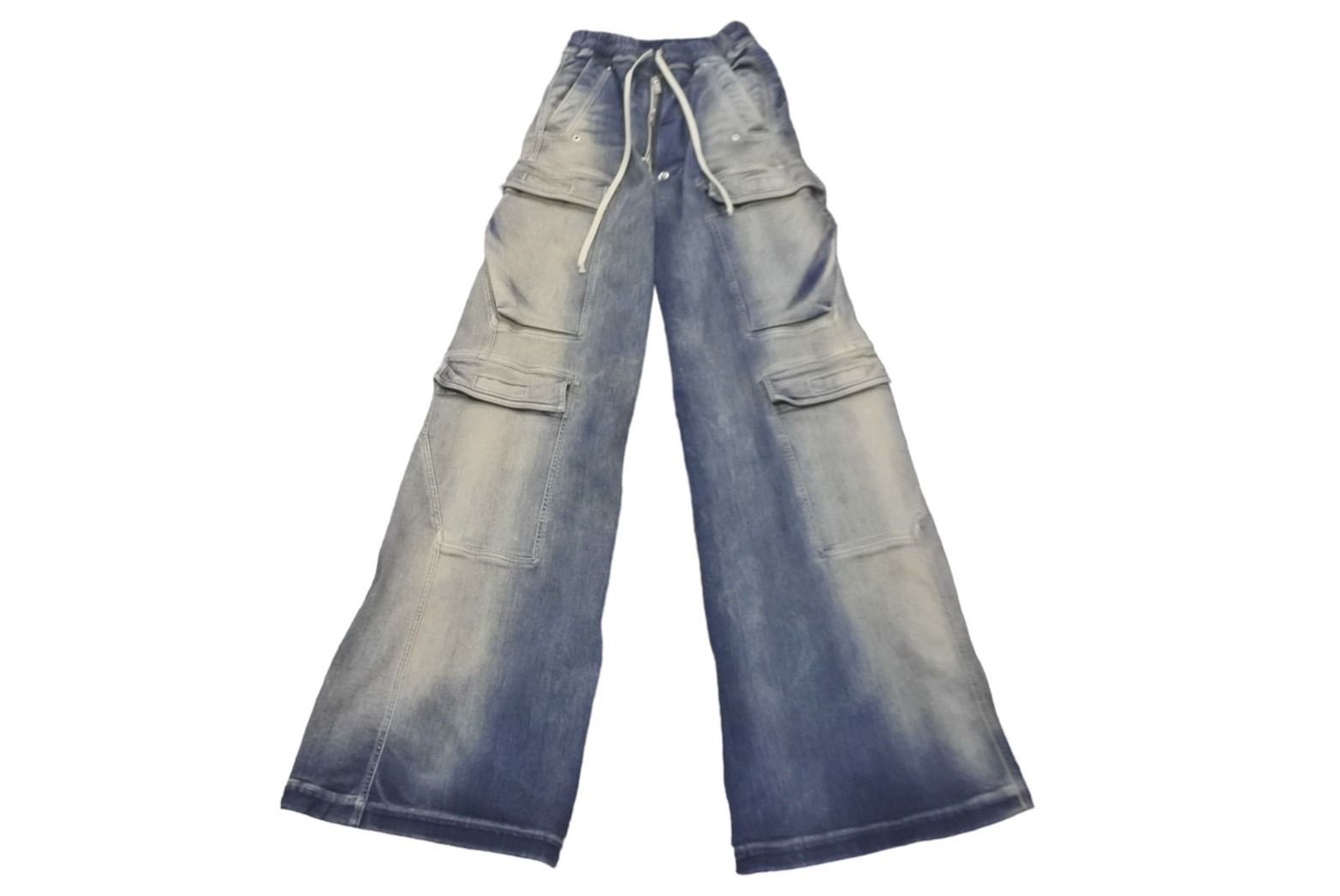 極美品Rick Owens DRKSHDW ダブルカーゴジャンボベラデニムパンツ 極美品 Rick Owens DRKSHDW リックオウエンス 23SS DOUBLE CARGO JUMBO