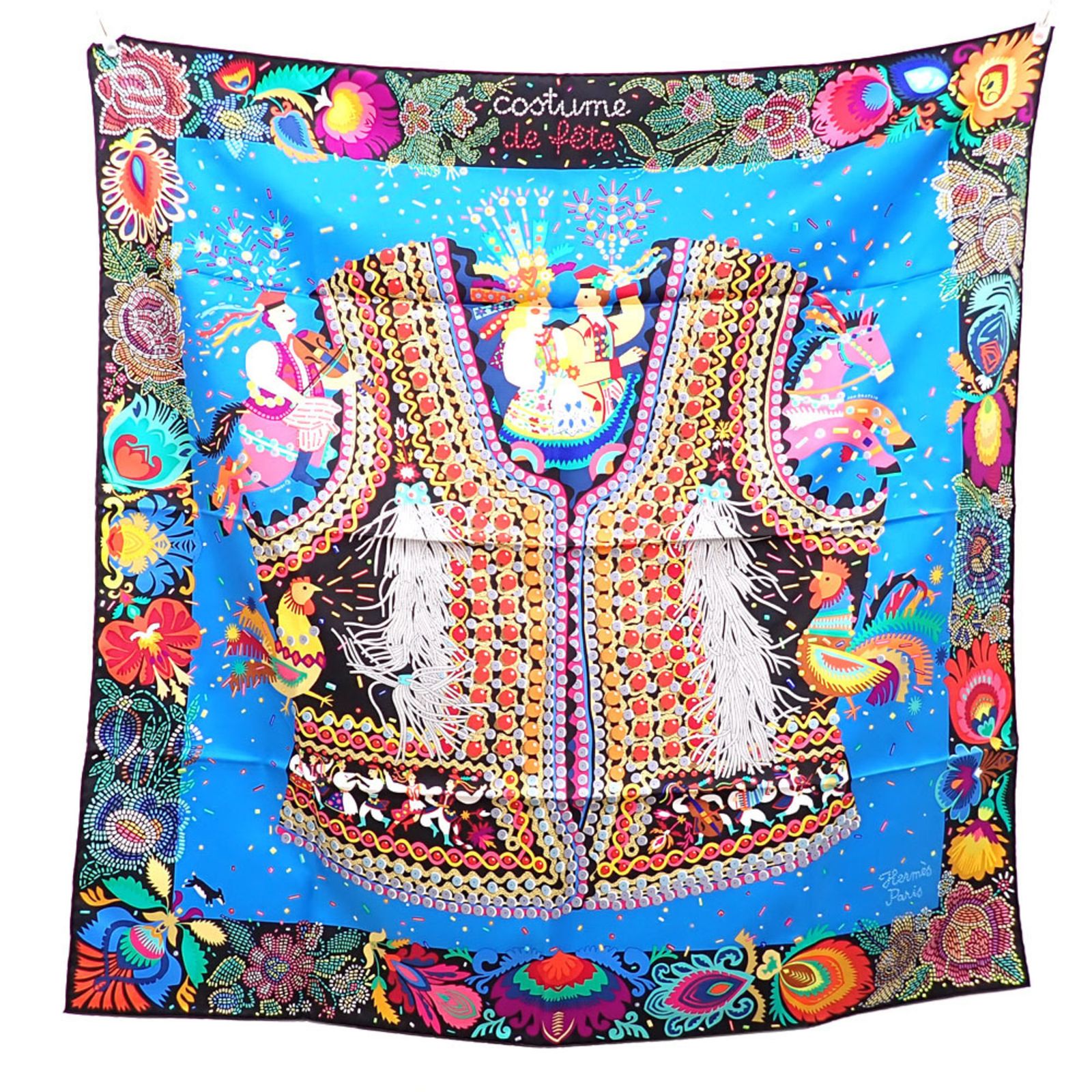 ✨希少未使用品✨ HERMES エルメス カレ90 BOVCLERIE　スカーフ エルメス(Hermes) 【未使用品】 エルメス スカーフ マフラー