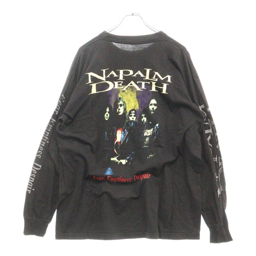80s- NAPALM DEATH ノースリーブ Tシャツ ヴィンテージ Amazon.co.jp: 90s NAPALM DEATH ナパームデス バンド Tシャツ