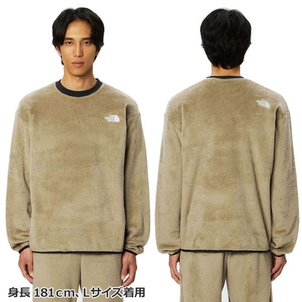 25-26 ノースフェイス バーサミッドクルー THE NORTH FACE VERSA MID CREW ミッドレイヤー フリース スエットルックス ストレッチ HRDEVELOPMENT_JP