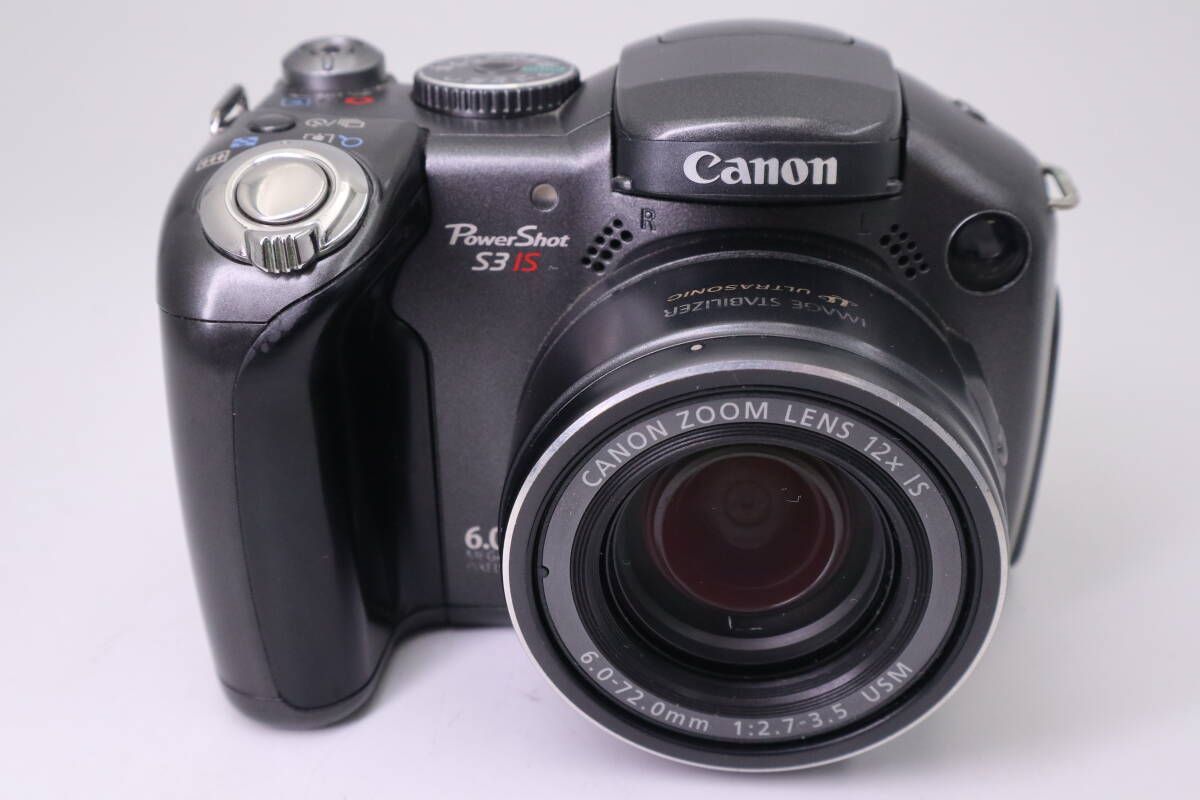 Canon Power Shot S3 IS キヤノン デジタルカメラ ブラック f10089