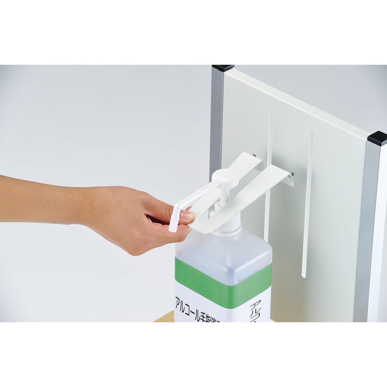 アルコール除菌ポンプスタンド 手指消毒液スタンド 23-6744-00 林 AS-01