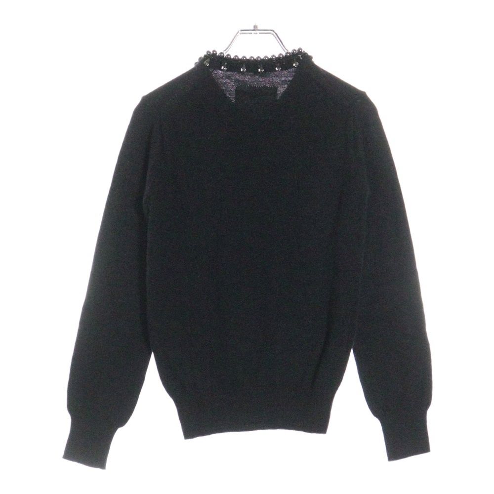 Sacai (サカイ) 11AW パールビジュー装飾ニット ウール