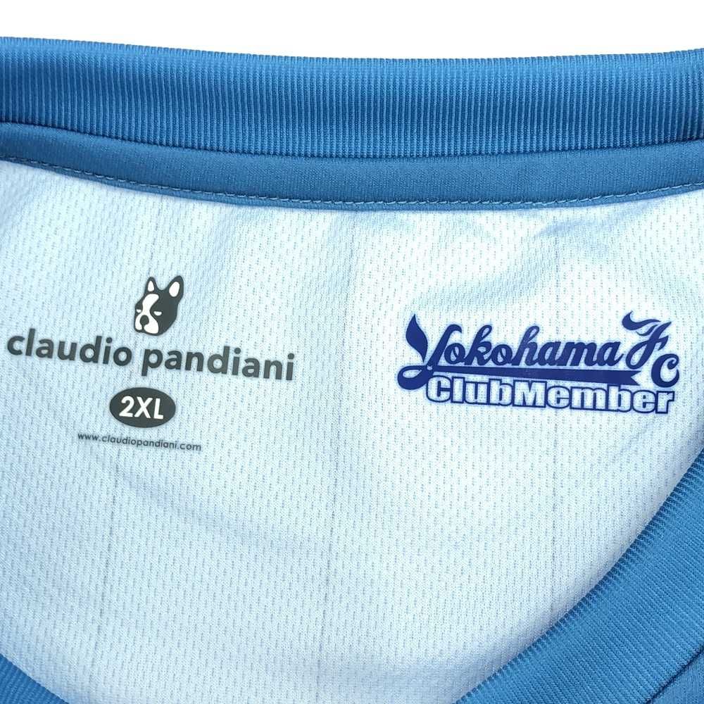 未使用 claudio pandiani クラウディオパンディアーニ 横浜FC 2021 ホーム 半袖レプリカユニフォーム 2XL ポリエステル Jリーグ サッカージャンキー スポーツ メンズ HU1275A83 未使用 claudio pandiani クラウディオパンディアーニ 横浜FC