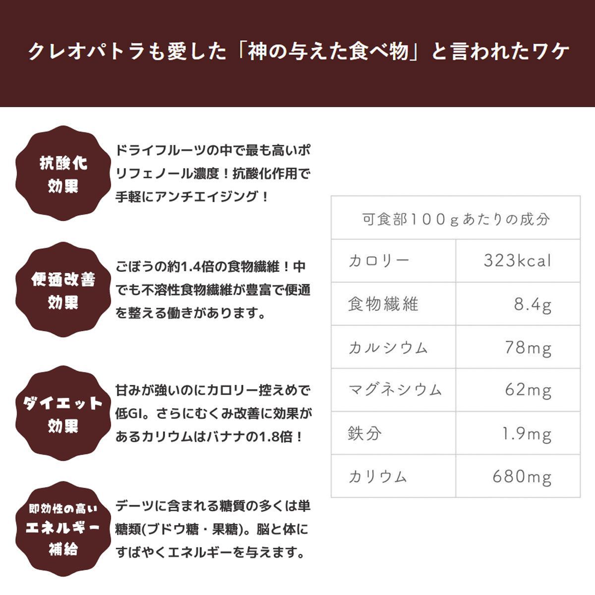 王様のデーツ習慣 150g