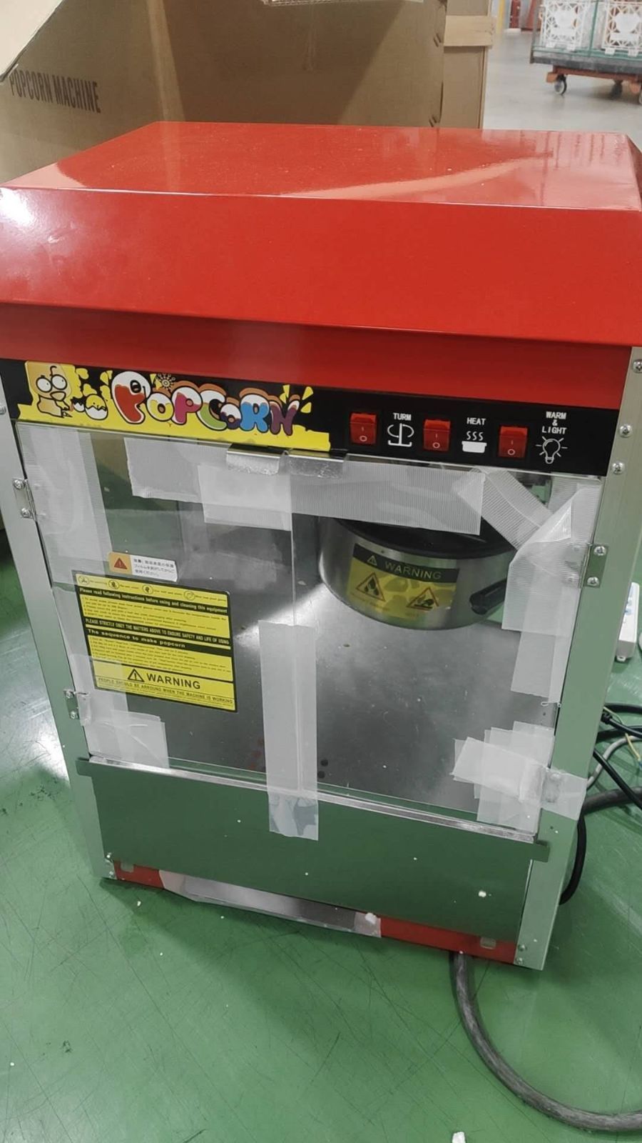 ポップコーンメーカー 電気ポップコーンマシン 業務用 家庭用 ポップコーン機 大容量 ステンレス ポップコーンマシーン A タイプ PSE認証済