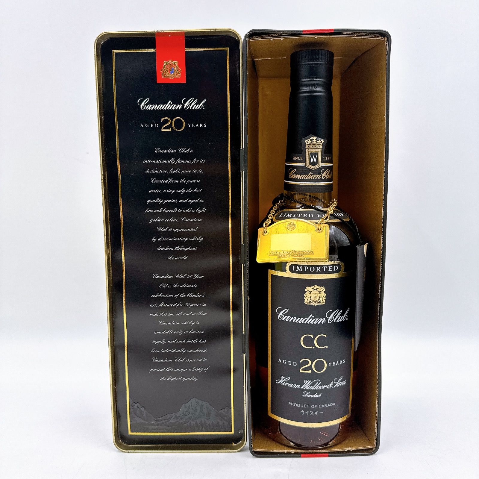 古酒 カナディアンクラブ 20年 C.C. リミテッドエディション 40% 750ml 箱付 未開栓
