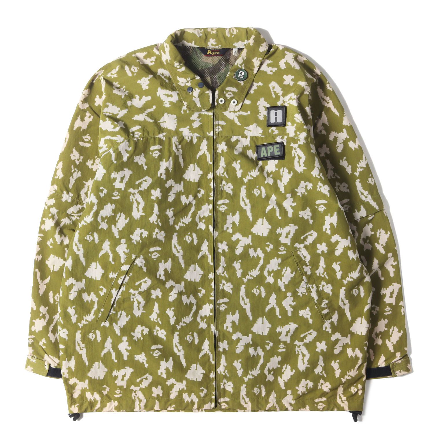 A BATHING APE ア ベイシング エイプ ジャケット カーキ サイズ:XL