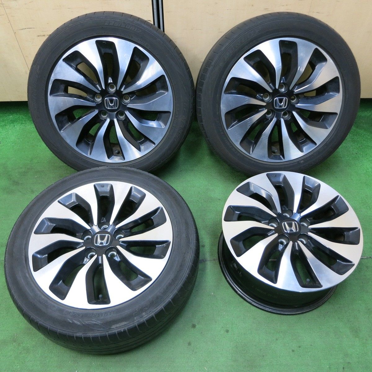 送料無料] 4本価格☆ホンダ CR6 アコード 純正 225/50R17 ダンロップ 