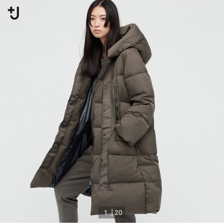 未使用 タグ付き UNIQLOU フーデッドコート S レディース - 小物