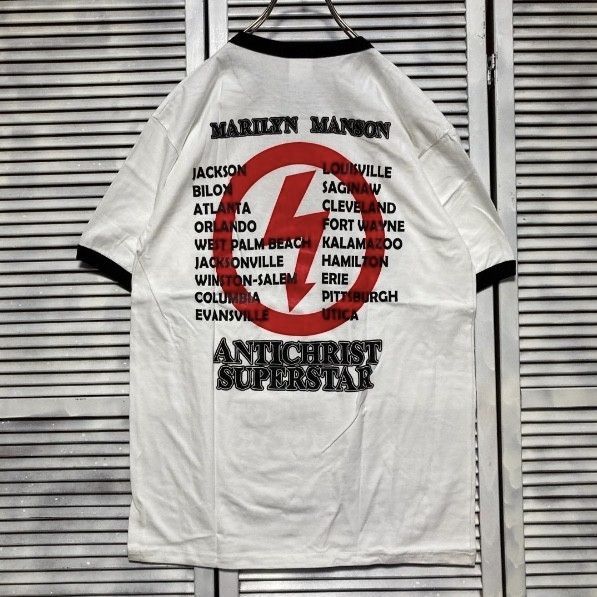 ◉ マリリンマンソン MARILYN MANSON ANTICHRIST SUPERSTAR リンガー T