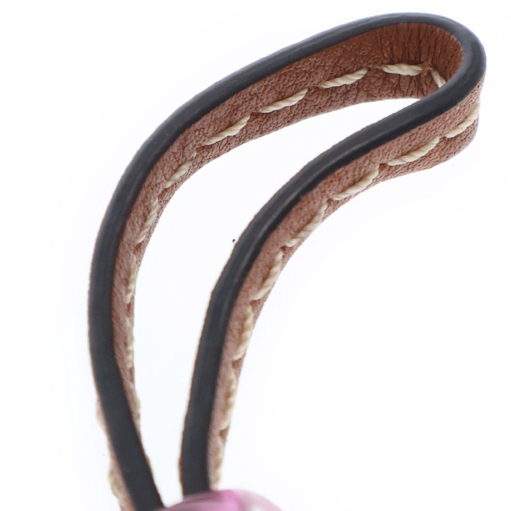 LOEWE (ロエベ) パーソナライズチャーム レザーストラップ ラビット