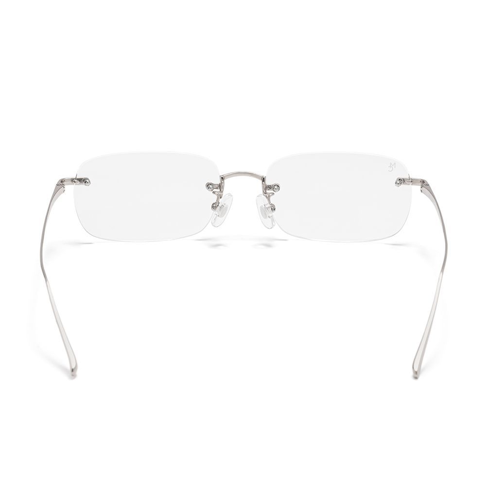 【美品】MODERN CLASSIC リムレス サングラス シルバー リムレス サングラス シルバー MODERN CLASSIC メガネ - メルカリ