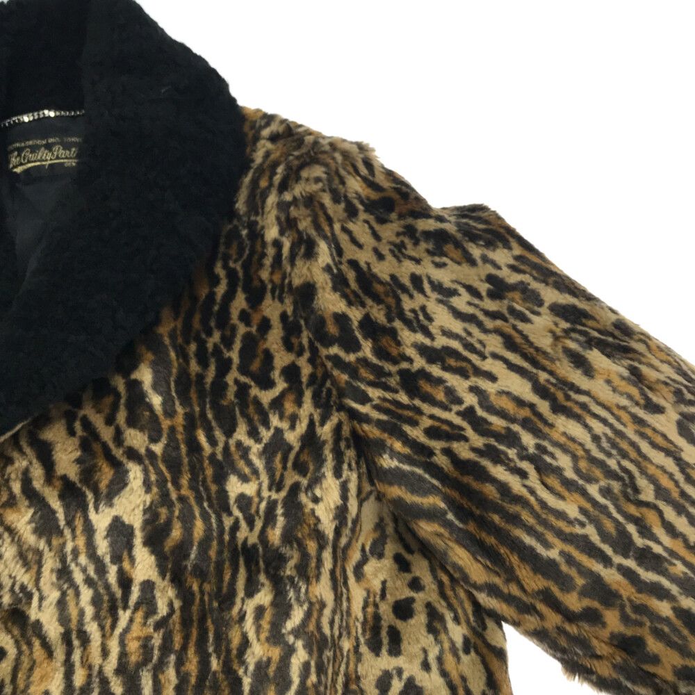 レオパード　ムートン　ギャング　MOUTON COLLAR GANG COAT レオパード ムートン ギャング MOUTON COLLAR GANG COAT