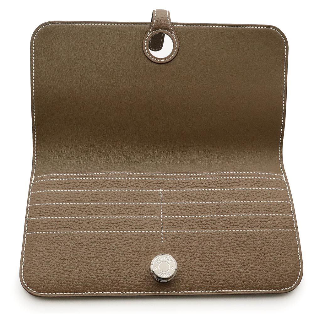 HERMES　ドゴン　エトゥープ エルメス Hermes HERMES カードケース DOGON ドゴン H044083CK