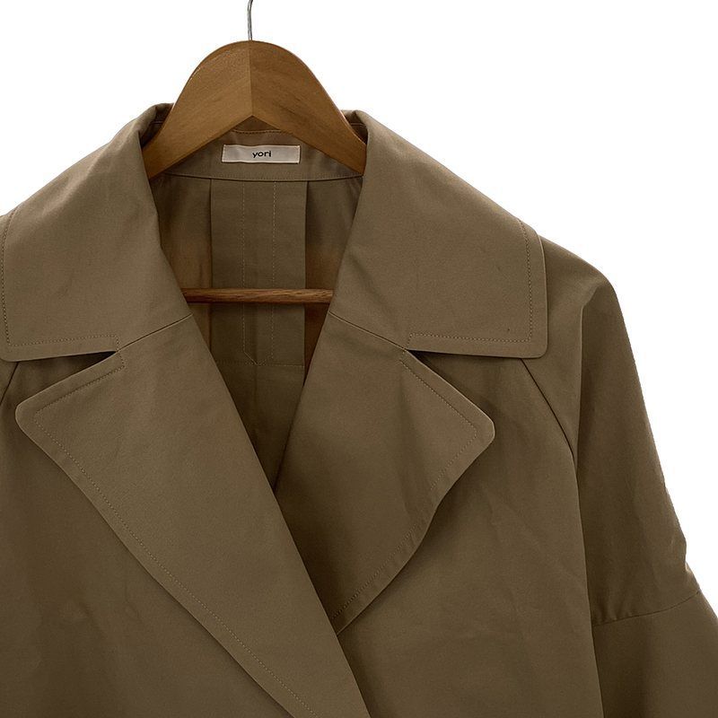yori / ヨリ | 2023SS | コットンショートトレンチコート | F