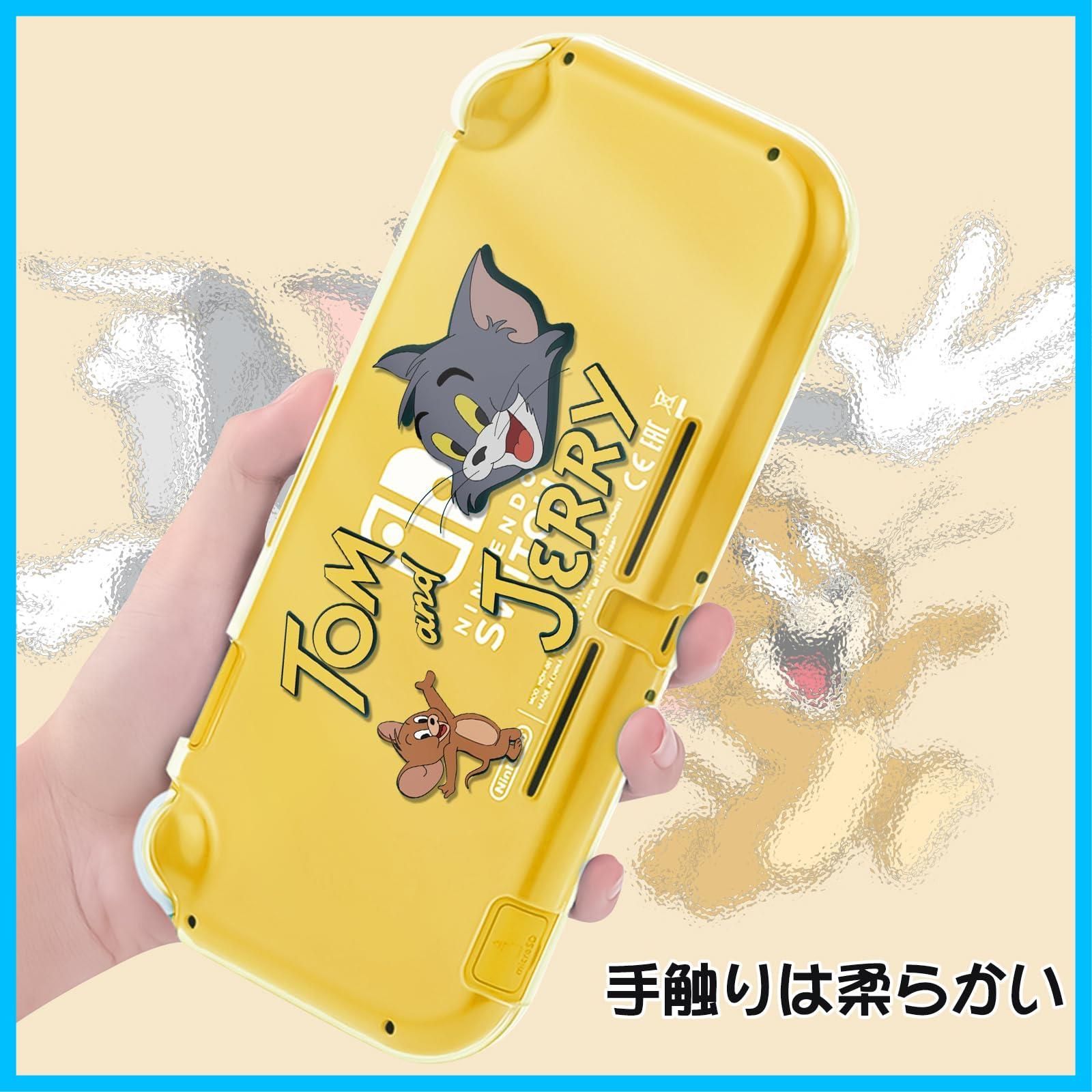 DLseego トムとジェリー Switch Lite 用 ケース クリアケース ニンテンドースイッチ ライトカバー Switch Lite カバー 透明スイッチ ライトカバー クリアカバー 分体式カバー PC素材 超軽量 耐衝撃 取り外し簡単 傷つけ防止 全