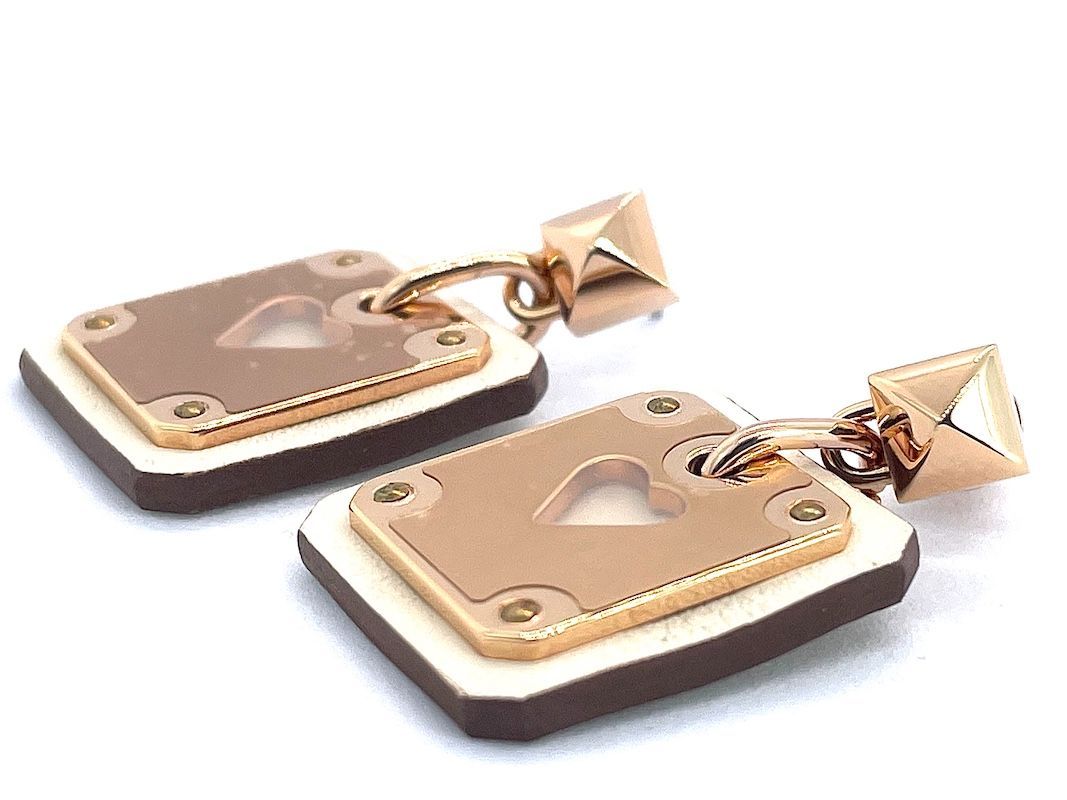 HERMES エルメス As de Coeur アス ドゥ クール ピアス トランプ
