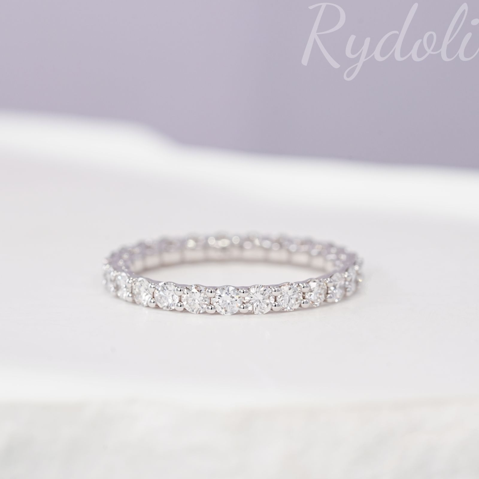 PT950 1.25ct オーダーメイドリング ラボグロウンダイヤモンド フル 