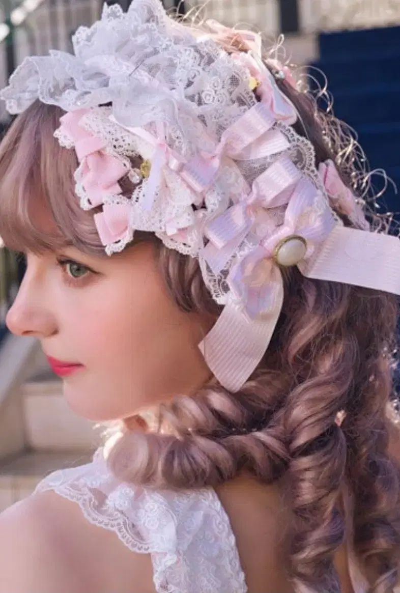 ベイビーザスターシャイン フローラルレイシー ヘッドドレス ロリータ 姫ギャル エンジェリックプリティ