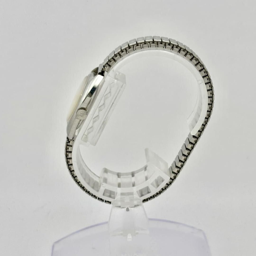 稼働 UNIVERSAL GENEVE ユニバーサルジュネーブ 手巻き シルバー ローマン レディース 腕時計