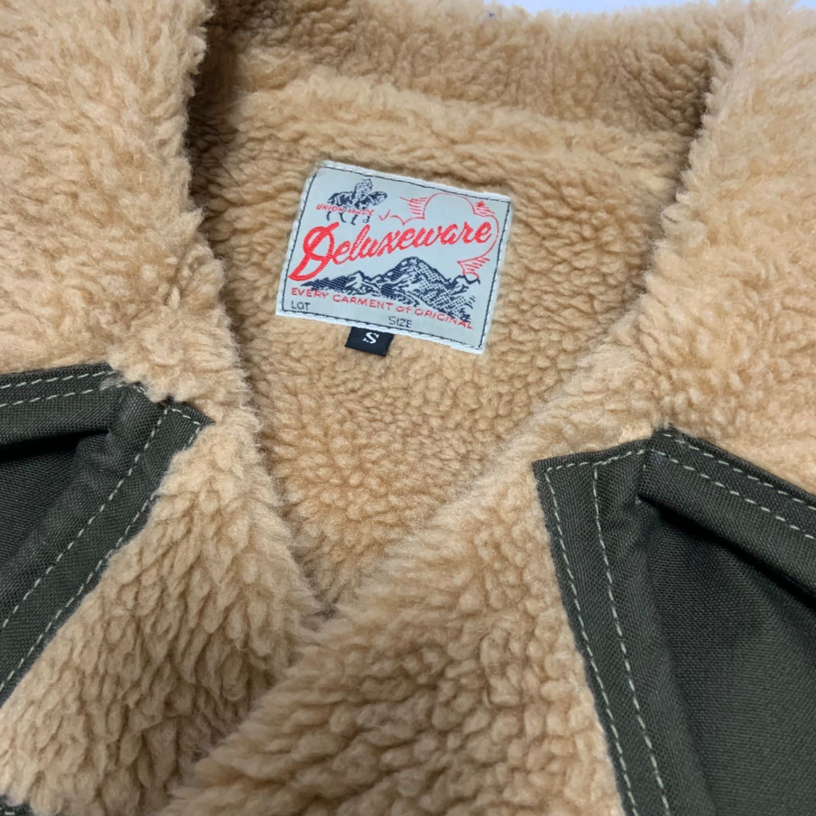 ☆【古着】DELUXEWARE D-20 MID RANCH COAT OLIVE サイズS 日本製 (D20