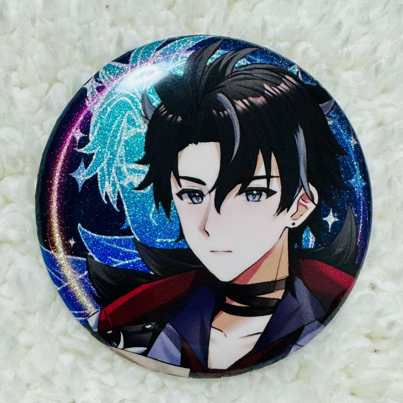 原神 同人缶バッジ リオセスリB 缶バッヂ - メルカリ