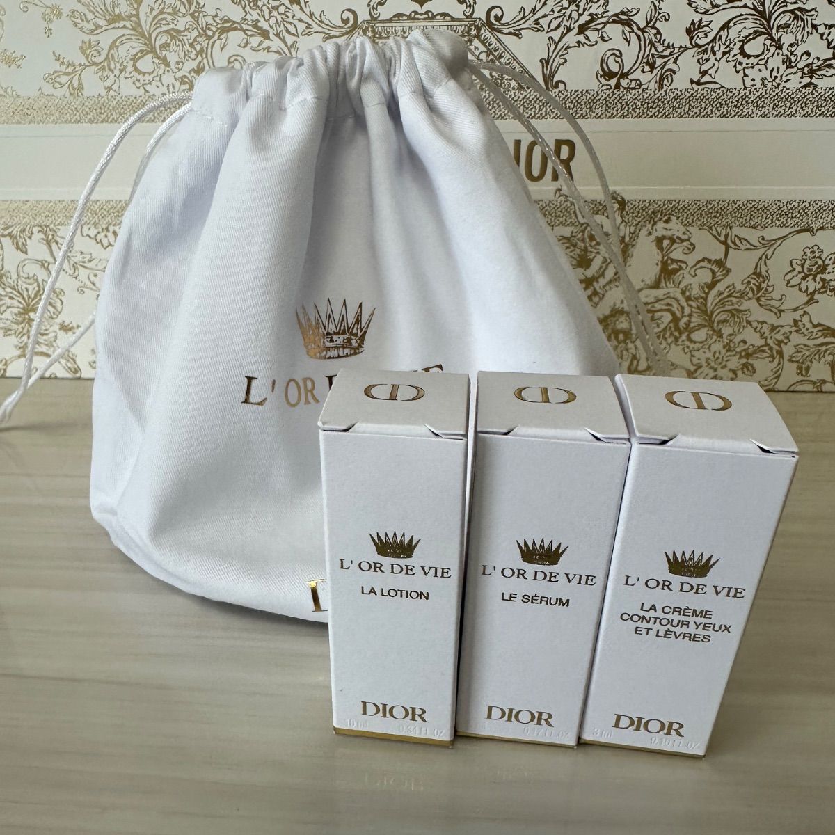 メ*ル様 【新品・未使用品】Dior L OR DE VIE トライアルセット+ DIOR L'OR DE VIE トライアルセット DIOR L'OR DE VIE トライアル