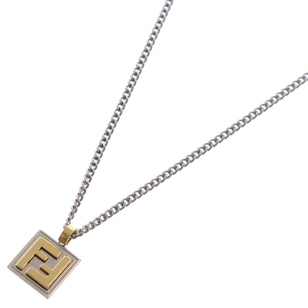 FENDI ネックレス FF シルバーカラー FFネックレス シルバー | Fendi