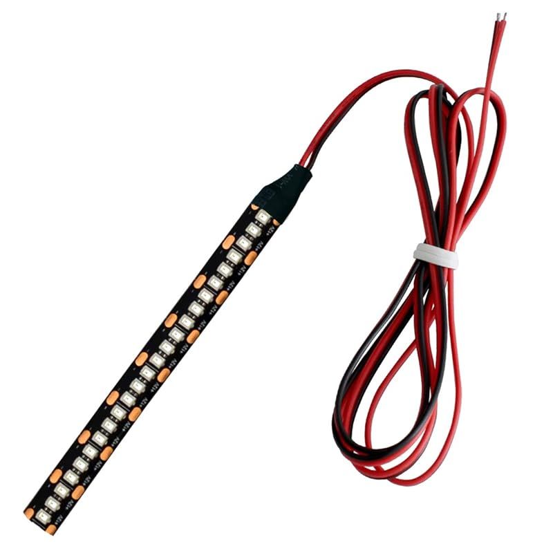 Kaito Denshi 海渡電子 LEDテープライト 車 12V 高密度 240LED|m 防水 車外 照明 常時点灯 正面発光 切断 イルミネーション 電飾 カスタム 1チップ 黒ベース 10cm 青色 1