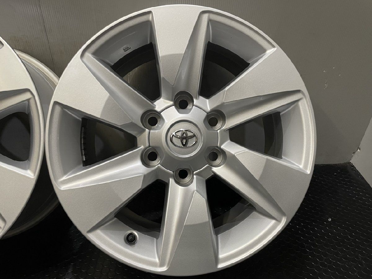 ⚠️NO.① 2個口セット品 2/4本トヨタプラド150 純正ホイール17インチ トヨタ ランドクルーザープラド 150後期 純正ホイール 17インチ