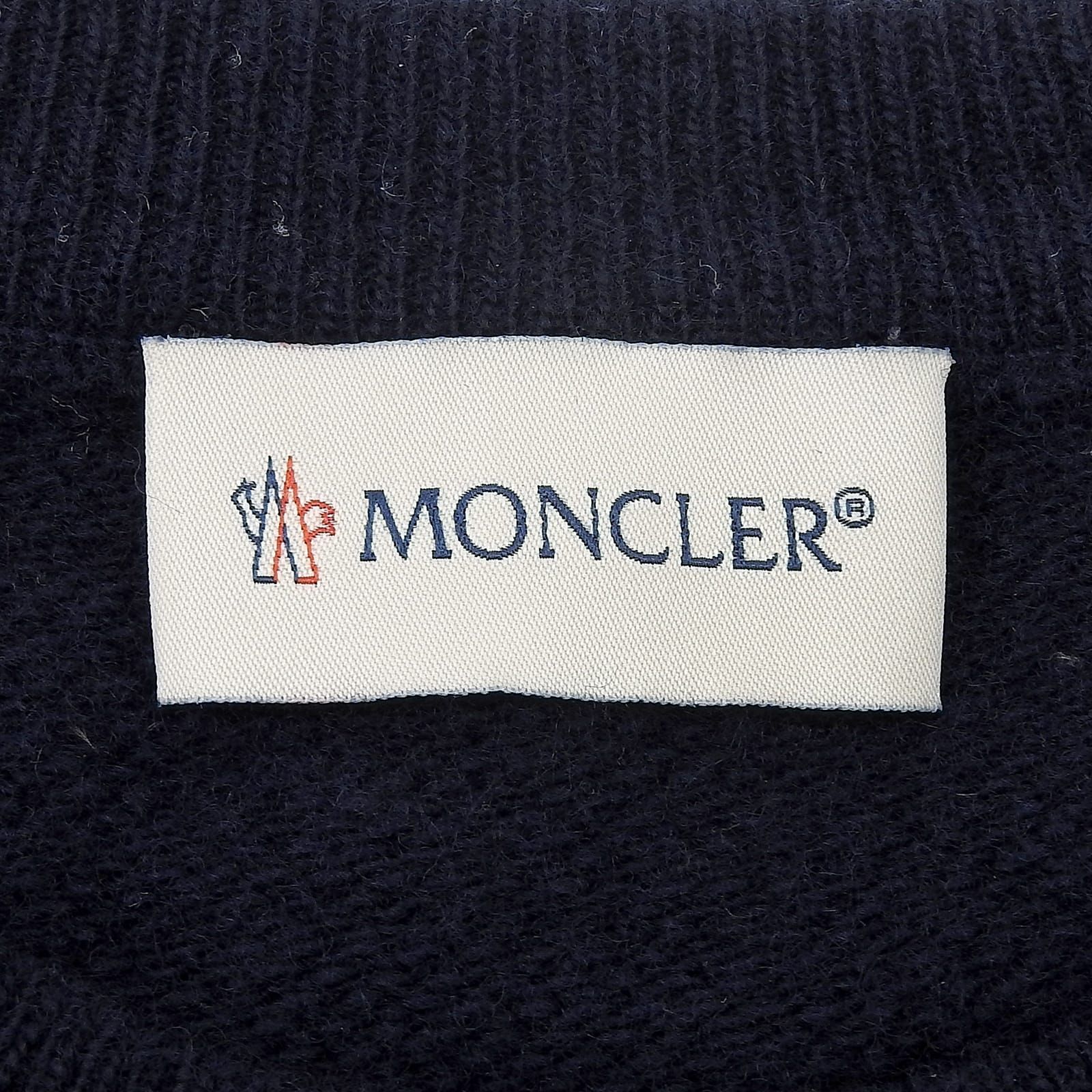美品△MONCLER モンクレール 2021年製 GIROCOLLO ウール100